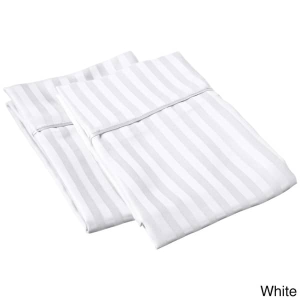 Shop Superior Wrinkle Resistant Microfiber Stripe Pillowcases Set