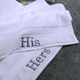 preview thumbnail 6 of 4, Copper Grove HamlingAuthentic Hotel Personalized His and Hers Turkish Cotton Hand Towels (Set of 2)