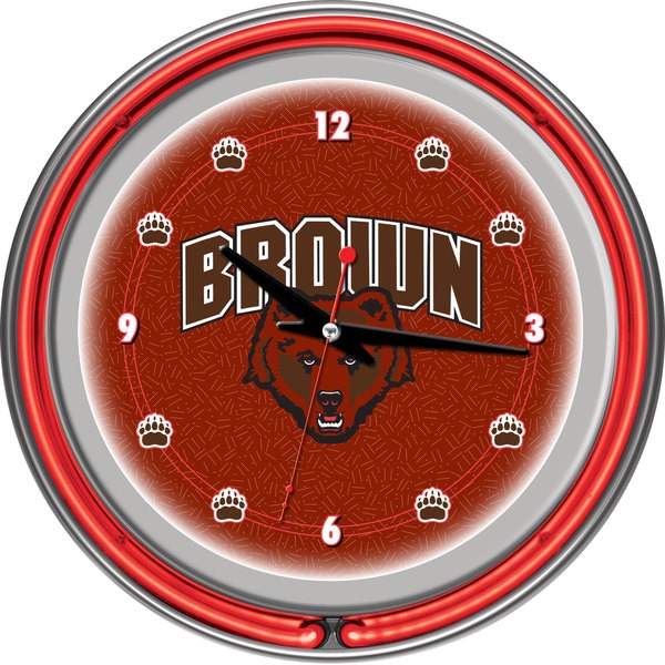 Brown University Neon Clock