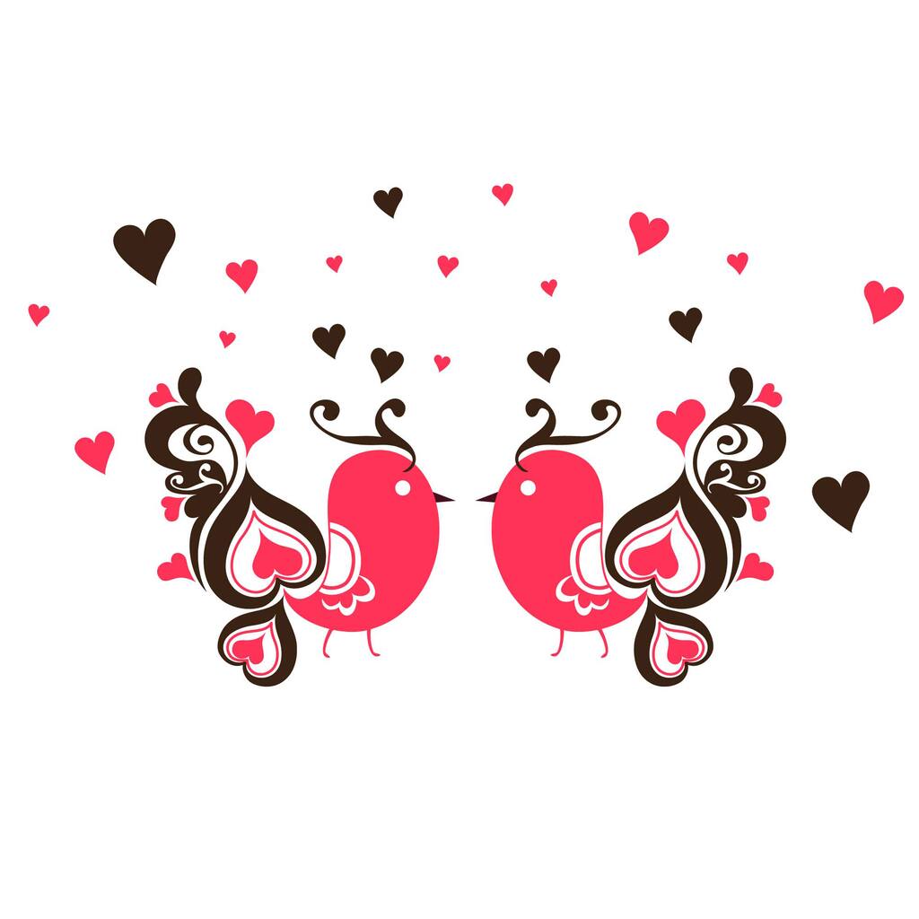 'Love Birds' Print Art