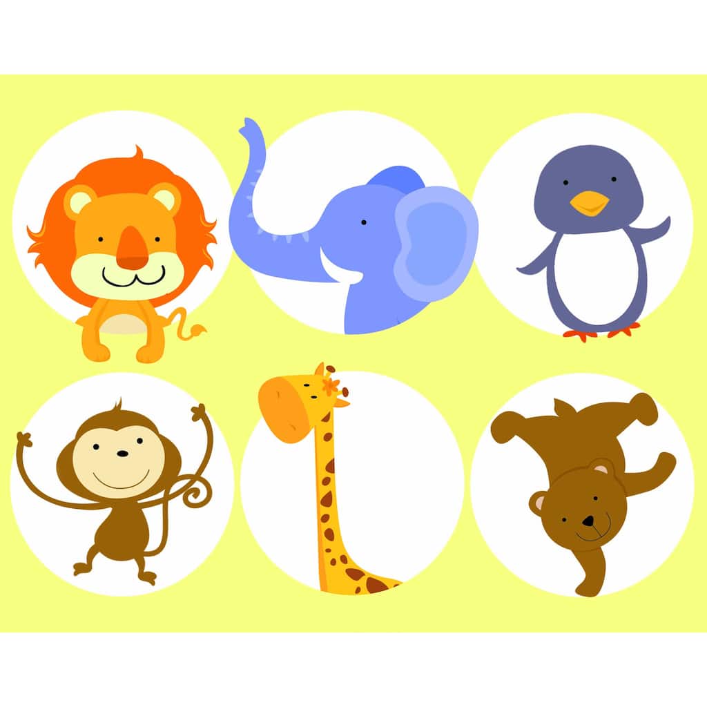 'Dancing Animals' Print Art