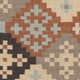 preview thumbnail 3 of 4, Hand-woven Ayacucho Grey Wool Area Rug - 2' x 3' - 2' x 3'
