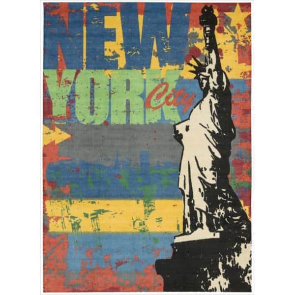 slide 2 of 3, Nourison Alter State Area Rug 5' x 7' - Multi - Rectangle