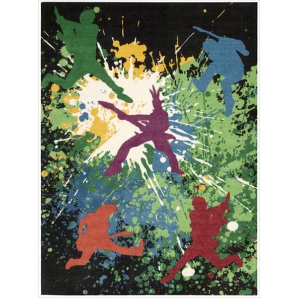Altered State Edgy Guitar Hero Multicolored Rug - 5' x 7'