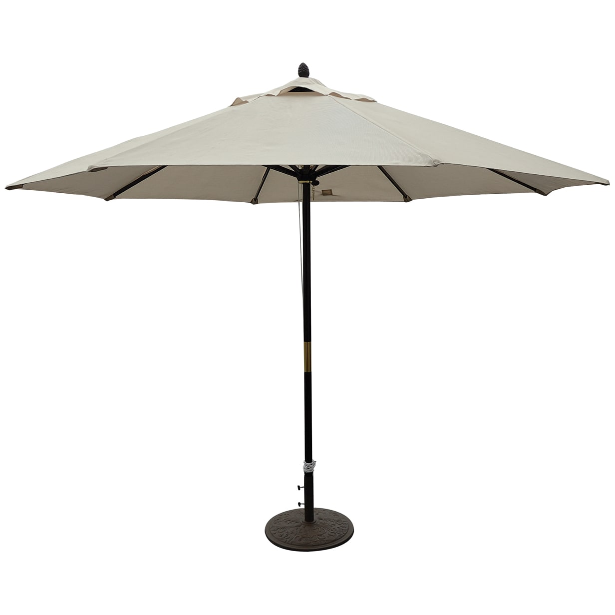 Outdoor Patio Market Umbrella Non Tilt Pulley Lift System Weather Outdoor Patio Market Umbrella Non Tilt Pulley Lift System Weather Resistant 11