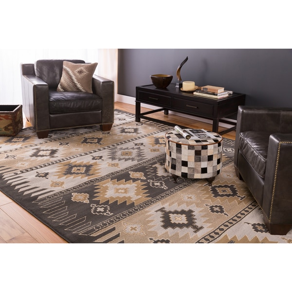 Southwestern Nomad Aztec Black Area Rug 7 9 X 11 2 Free Southwestern Nomad Aztec Black Area Rug 7 X27