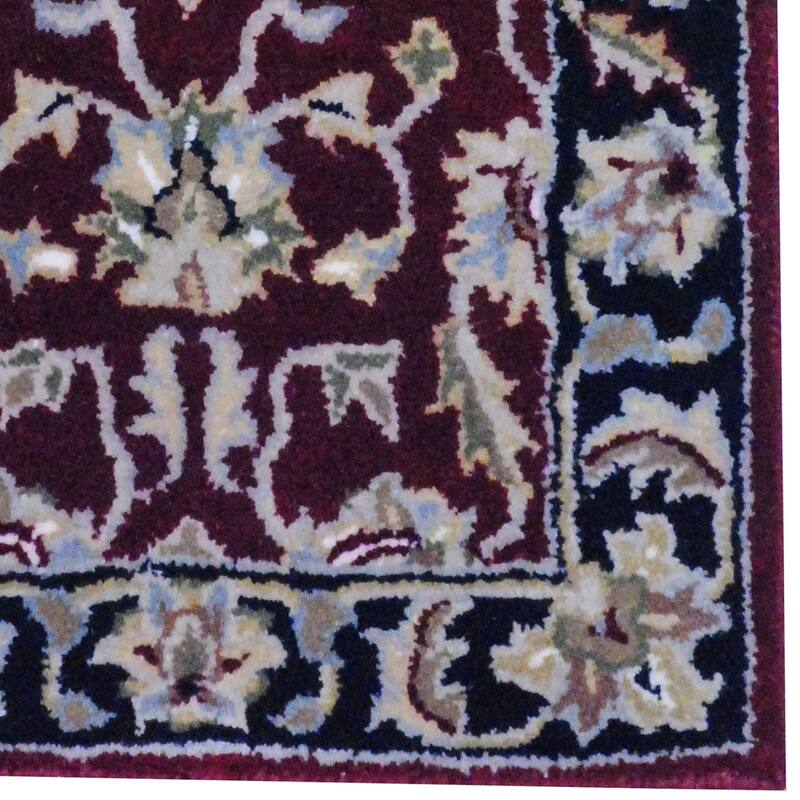 Handmade Mahal Wool Rug (India) - 2' x 3'