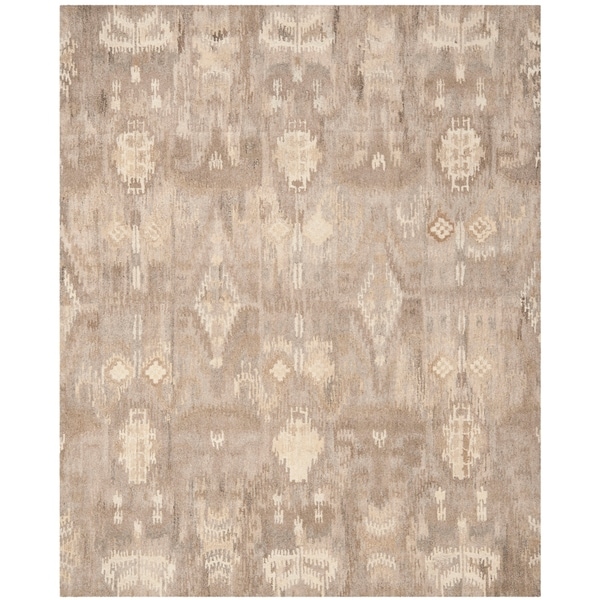 Safavieh Handmade Wyndham Natural New Zealand Wool Rug - 8' x 10'