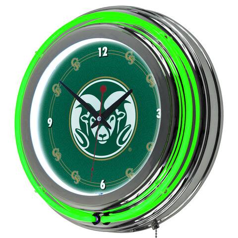 Colorado State University Neon Clock