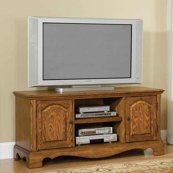 Country Casual Distressed Oak TV Stand by Home Styles Free Shipping