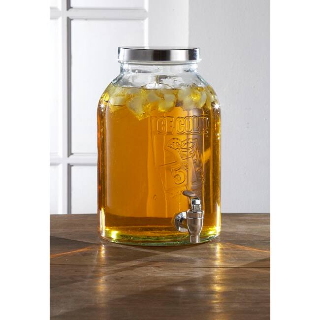 Style Setter Ice Cold 1.74 Gallon Beverage Dispenser