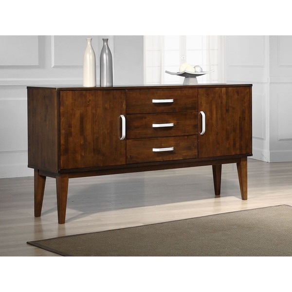 Draper Tobacco Finish Buffet Cabinet   80004964   Shopping