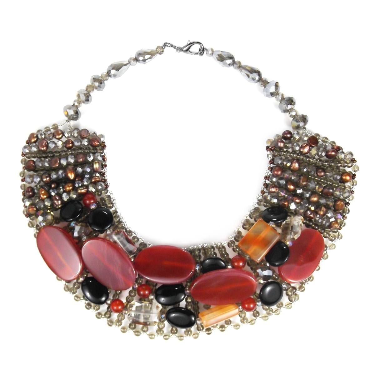 Exquisite Charm Mix Stone Autumn Collar Necklace (Thailand) Today $81