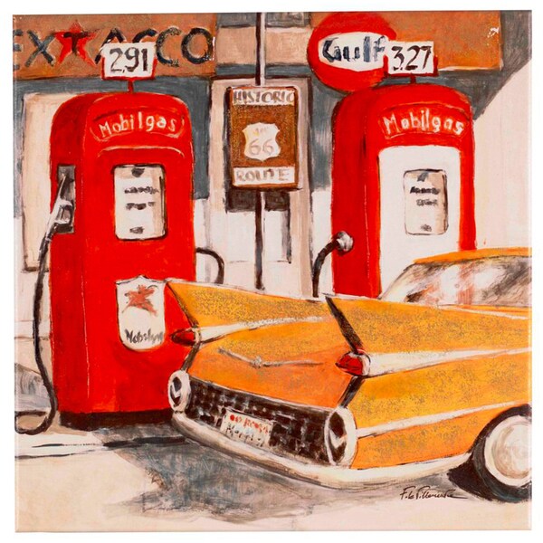 Fabrice de Villeneuve 'Rules of the Road' Limited Edtion Giclee Canvas Art Free Shipping On