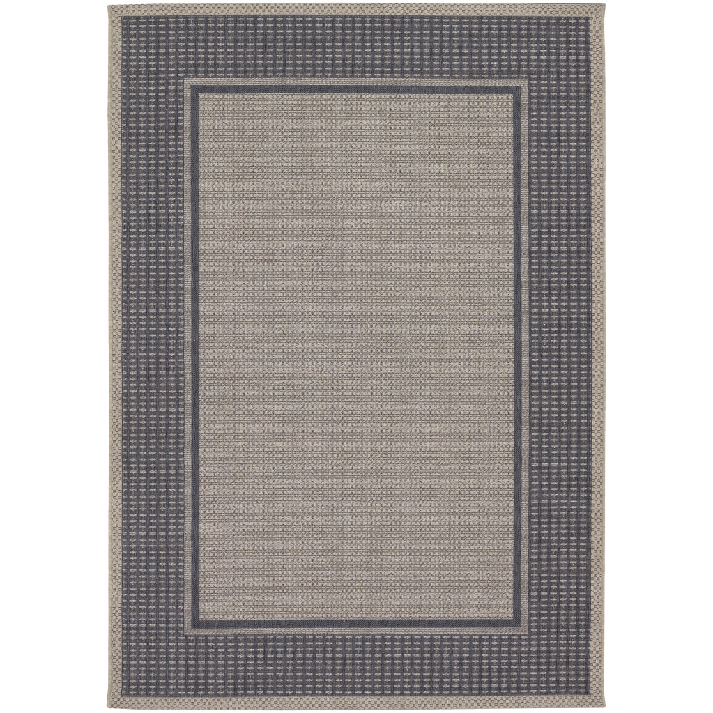 Tides Astoria Charcoal And Grey Rug (53 X 76) (CharcoalSecondary colors GreyPattern BorderTip We recommend the use of a non skid pad to keep the rug in place on smooth surfaces.All rug sizes are approximate. Due to the difference of monitor colors, som