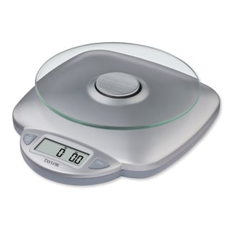 Taylor Silver Glass Digital Kitchen Scale