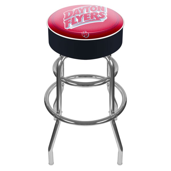Officially Licesened Collegiate Logo's Padded Bar Stool