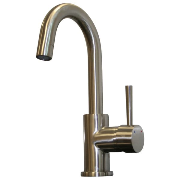 Ideal Brushed Nickel Single Lever Centerset Bathroom Faucet