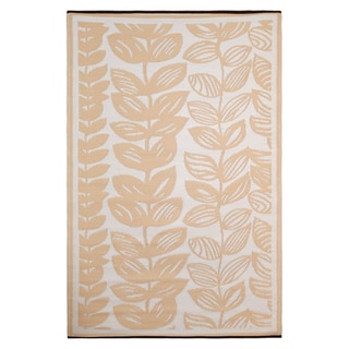 Prater Mills Indoor/ Outdoor Reversible Beige/ Cream Rug Outdoor Rugs