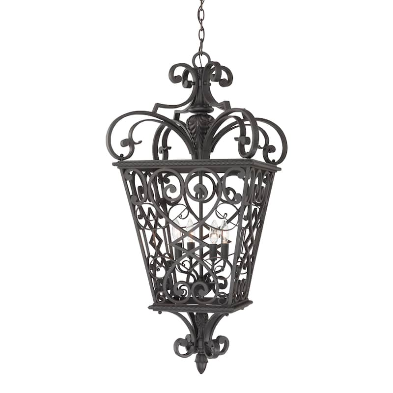 Gracewood Hollow Pajo Extra Large 4-light Hanging Lantern