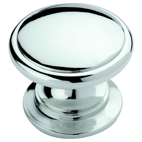 Shop Amerock Traditional 1.25Inch Polished Chrome Knob (Set of