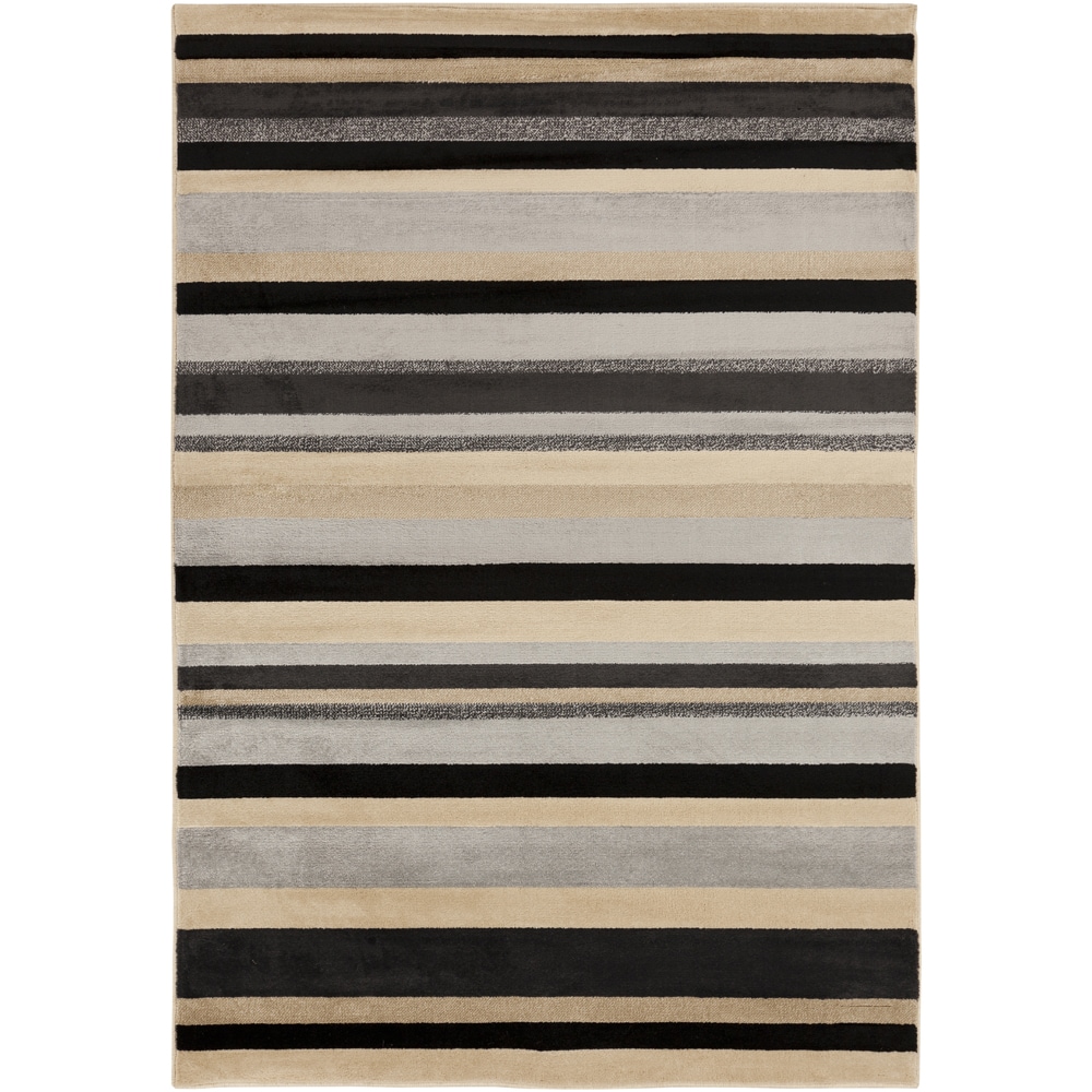 Caviar Stripe Safari Tan Rug (2 X 3)