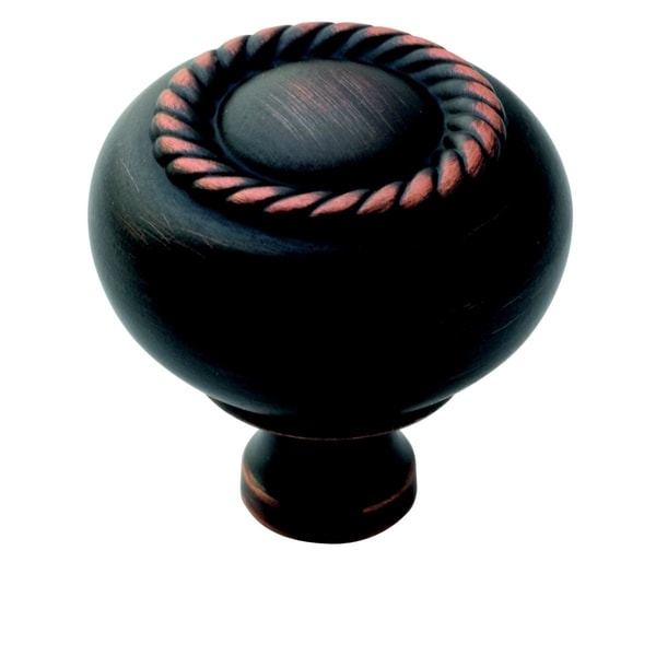 Shop Amerock Decorative 1.25Inch Oil Rubbed Bronze Rope Knob