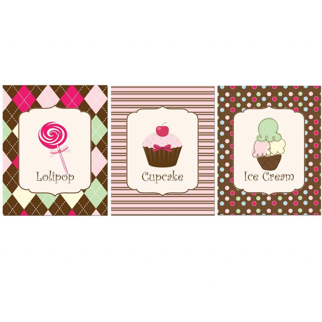 'Sweet Trio' Print Art