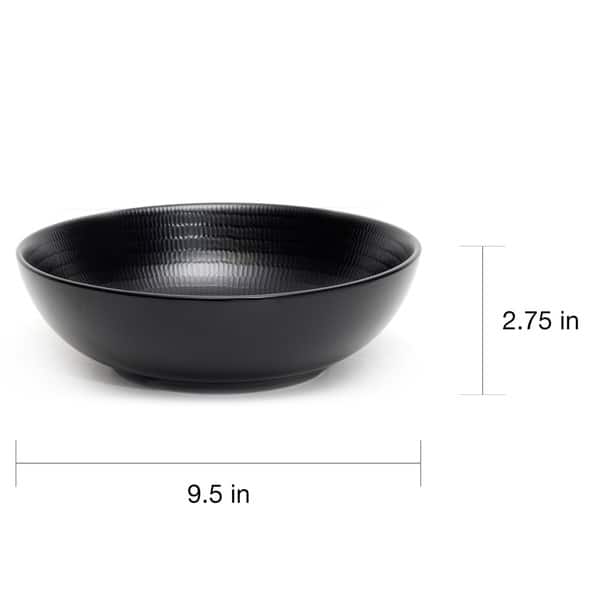 Black Rice Salad Bowl 9.5" 62oz