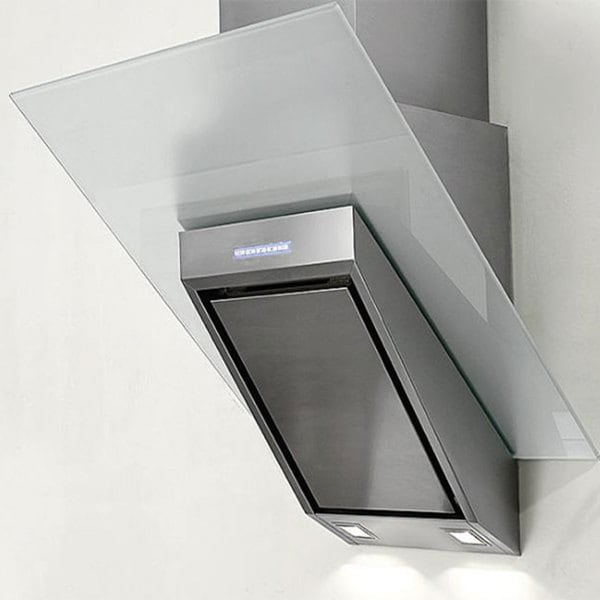 NT AIR Stainless Steel/ White Glass 36 inch Range Hood  