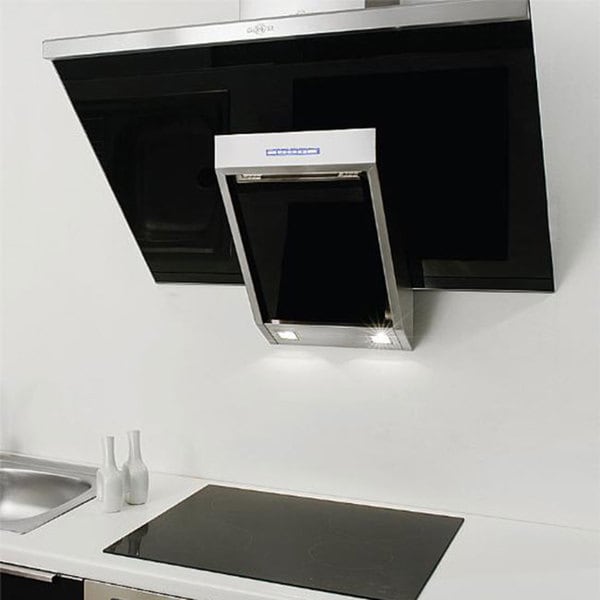 NT AIR Stainless Steel Black Glass 24 inch Range Hood NT AIR Range Hoods