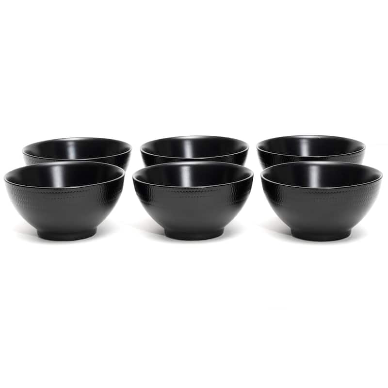 Black Rice Noodle Bowl 5.75" 16.5oz(Set of 6)