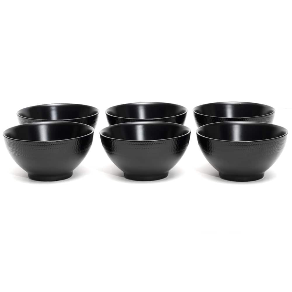 Black Rice Noodle Bowl 5.75" 16.5oz(Set of 6)