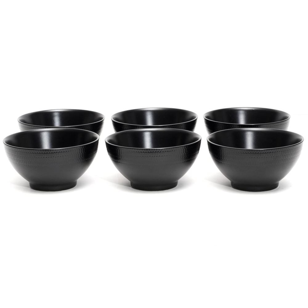 Black Rice Noodle Bowl 5.75" 16.5oz(Set of 6)