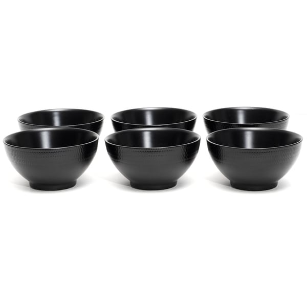 Black Rice Noodle Bowl 5.75" 16.5oz(Set of 6)