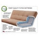 preview thumbnail 25 of 38, Porch & Den DeSoto Espresso Full-size Wood Storage Futon Set with Mattress