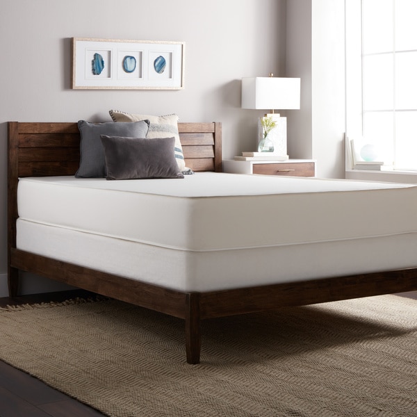 Select Luxury Flippable Firm 10-inch Full Size Foam Mattress and Foundation Set