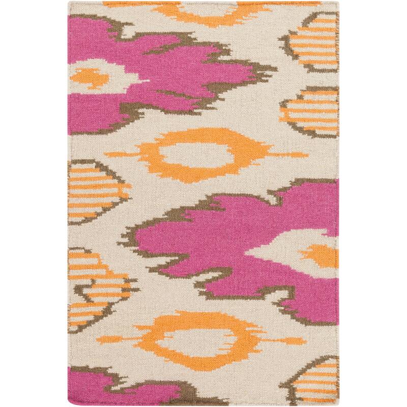 Hand-woven Aemilius Flatweave Reversible Wool Area Rug - 8' x 11'/Surplus