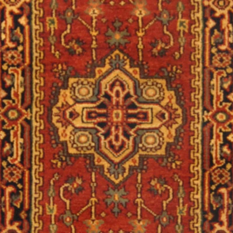 HERAT ORIENTAL 2'6" x 10' Handmade Heriz Wool Runner - 2'6 x 10'