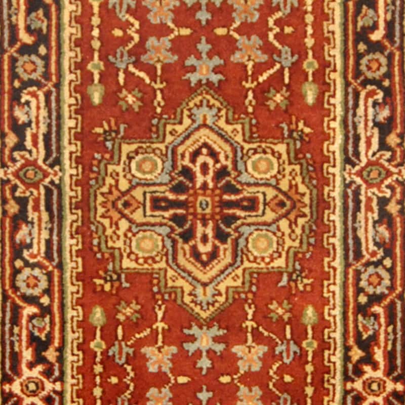 HERAT ORIENTAL 2'6" x 8' Handmade Heriz Wool Rug - 2'6 x 8'