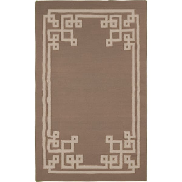slide 2 of 6, Hand-woven Ackley Reversible Dark Taupe Wool Area Rug - 2' x 3'/Surplus Brunette - 2' x 3'/Surplus - Rectangle