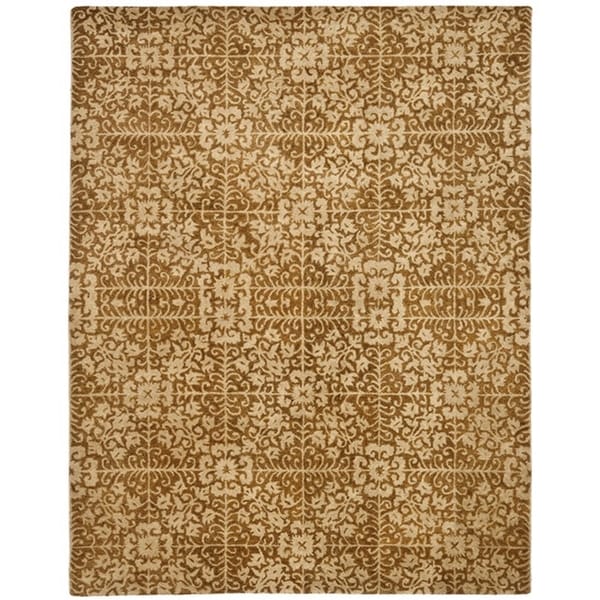 Safavieh Handmade Majestic Beige Wool Rug (12' x 15')