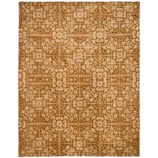 Safavieh Handmade Majestic Beige Wool Rug - 12' x 15'