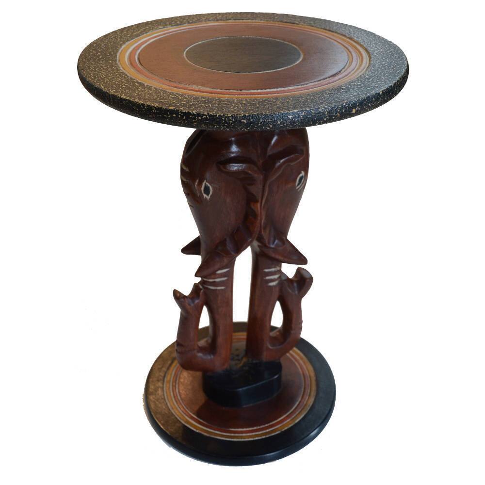 Handmade Pachyderm Companion Table (Ghana)