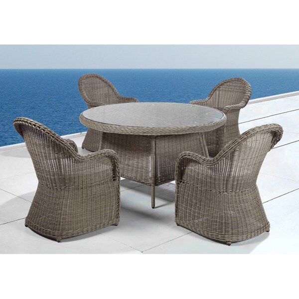 Shop & Outdoor Wicker Patio Table and Chair Dining Set by velago DC