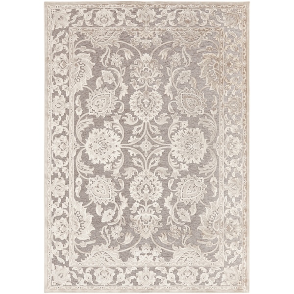 Woven Britta Traditional Grey Oriental Rug (7'6 x 10'6) 7x9   10x14 Rugs