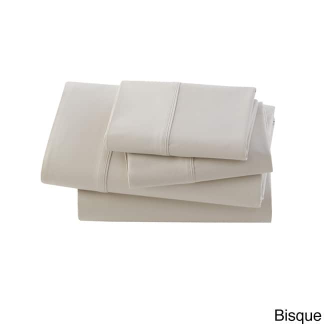 Rayon from Bamboo Collection Bed Sheet Set - Bisque - 4 Piece - King