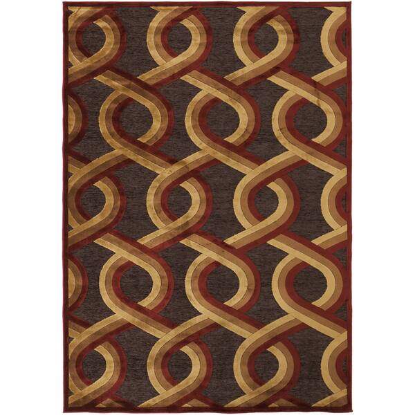 Arvada Contemporary Grey Geometric Lattice Rug (5'2 x 7'6) - Bed Bath ...