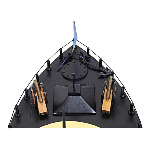 Old Modern Handicrafts U.S.S. Monitor Ironclad Warship Model