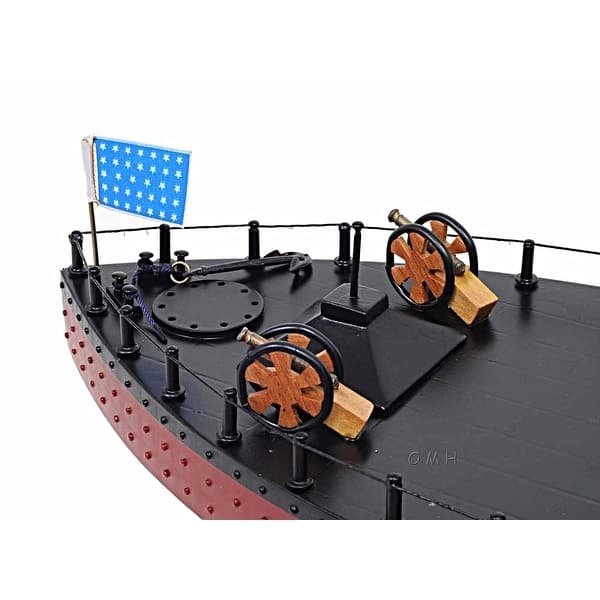 Old Modern Handicrafts U.S.S. Monitor Ironclad Warship Model